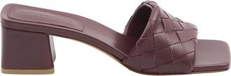 Bottega Veneta Maroon Parco Barolo Heels