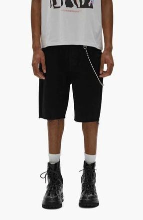 Purple Midnight Relaxed Cutoff Denim Shorts in Black at Nordstrom Rack, Size 30