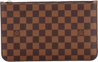 Louis Vuitton Neverfull Pochette Damier Large pouch - Marrone