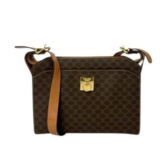 Celine Pre-owned Cross Body Bags, female, Brown, Size: ONE SIZE Pre-owned Vintage Shoulder Bag