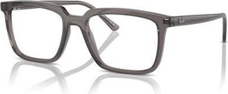 Ray-Ban 54mm Rectangle optical glasses in Grey at Nordstrom