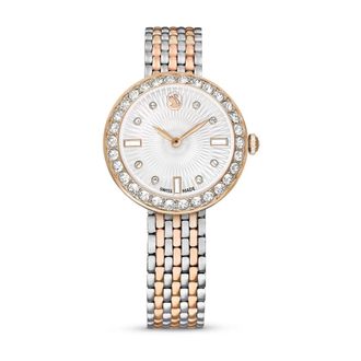 Swarovski Elegante Ros&eacute;gouden Dameshorloge - Dames - Horloges - Roze - ONE Size - Accessoires