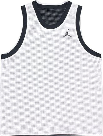 Nike Jordan Mens Air Jordan Sport Dna Logo Printing Reversible Breathable Basketball Sports Black Vest DA7235-010