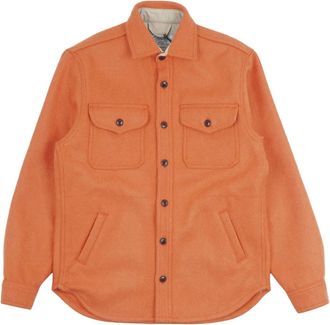 CHESAPEAKE'S Casual Shirts, male, Orange, Size: M Casual Shirts