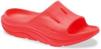 Hoka One One Ora Recovery Slide 3 Sandal in Neon Flame /Neon Flame at Nordstrom, Size 5