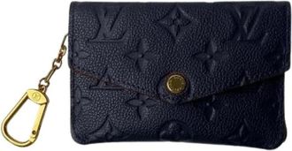 Louis Vuitton Pre-owned Accessories, female, Blue, Size: ONE SIZE Pre-owned Canvas Wallet