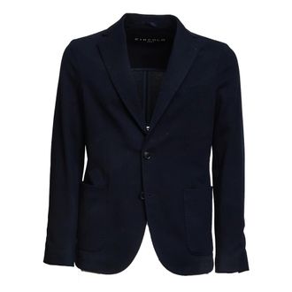 Circolo 1901 Blazers, male, Blue, Size: 4XL Revers Classico