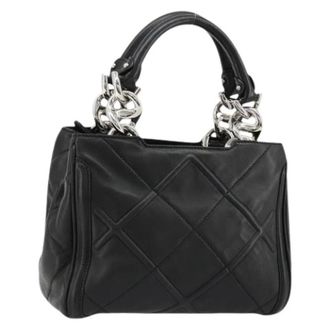 Ferragamo Pre-owned Handbags, female, Black, Size: ONE SIZE Pre-owned Hand Bag