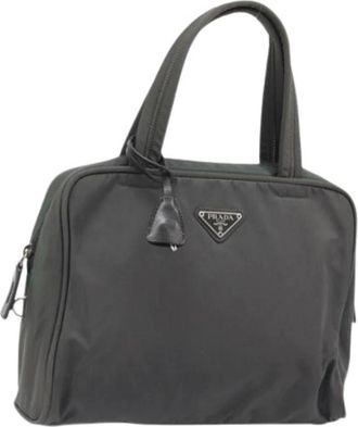 Prada Borsa a mano in nylon Pre-owned - - Pre-owned - Donna - Grigio - ONE SIZE