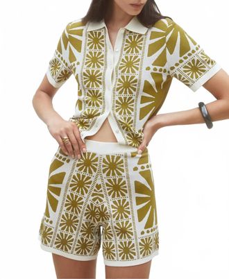 Suncoo Gabera Top In Olive