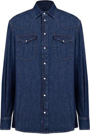 Dondup Camicia stile Western regular fit - - Shirts - Uomo - Blu - M