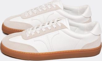 Ted Baker Robbert Heren Retro Su&egrave;de Leer Mix Sneaker