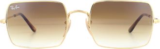Ray-Ban Zonnebril Rechthoek RB1969 914751 Arista Clear Bruin Verloop