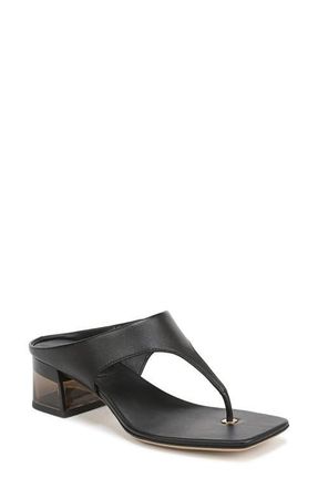 Franco Sarto Kayla Block Heel Sandal in Black at Nordstrom, Size 7.5