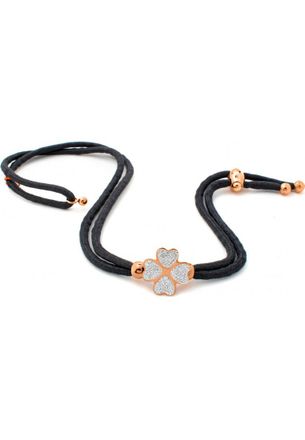 Folli Follie Womens 3N14T016RKC Ladies Necklace - Rose Gold Sterling Silver - One Size