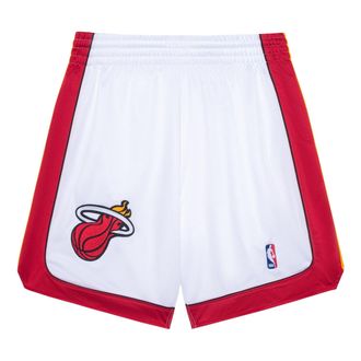 Mitchell & Ness x NBA Miami Heat 2005-06 Shorts White Red ASHR4170-MHE05PPPWHIT