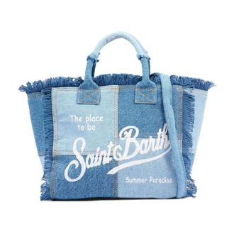 MC2 Saint Barth Tote Bags, female, Blue, Size: ONE SIZE Colette Tote Bag