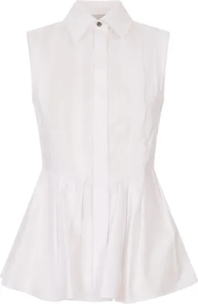Sportmax Tops, Dames, Wit, S, Katoen, Certosa Shirt