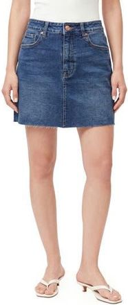 Kensie The High Waist Denim Miniskirt in Lesina at Nordstrom Rack, Size 8