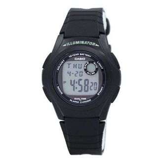 Casio Sports Quartz Waterproof Unisex Mens Black Digital F-200W-1A