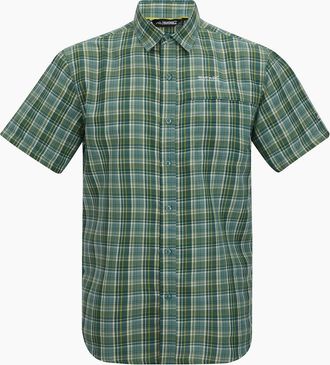 Regatta Mens Regatta Mens Mindano Multi Check Short-Sleeved Shirt - Green - Size: Regular/50