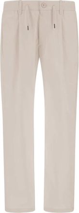 Herno Broek met geplooid detail - Beige