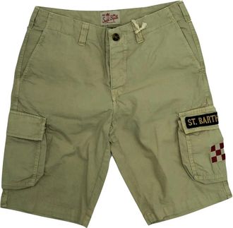 MC2 Saint Barth Katoenen Bermuda Shorts Casual Model - Heren - Korte Broeken - Beige - S - Katoen - Korte Broeken