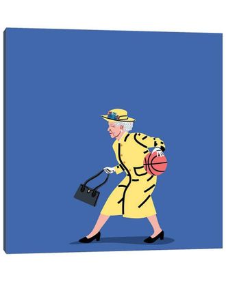 iCanvas Balling Queen By Elad Shagrir Wall Art