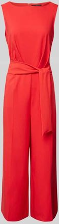 Betty Barclay Jumpsuit mit Bindegürtel in Rot, Größe 42