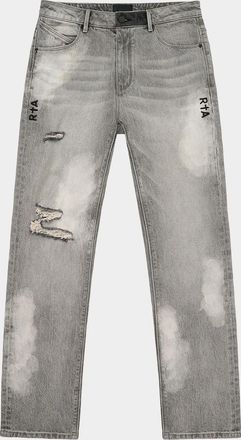 Rta Men & apos;s Curva Ultra Bleached Distressed Slim-Fit Jeans