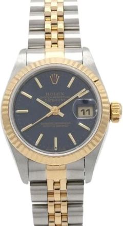 Rolex Pre-owned Datejust Acciaio Inossidabile Oro Giallo - - Pre-owned - Donna - Blu - ONE SIZE