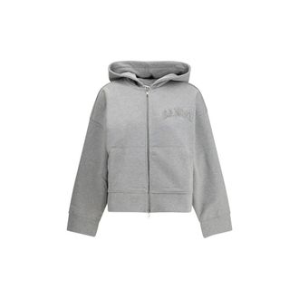 Ganni Gray Cotton Womens Sweatshirt