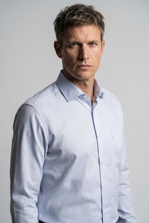 Olymp Businesshemd OLYMP Luxor modern fit, Herren, Gr. 43, N-Gr, silbergrau, Web, Obermaterial: 100% Baumwolle, 2-Knopf-Manschette, Hemden Businesshemd