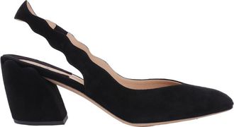 Chloé Laurena Suede Slingback Pumps, Brand Size 38 ( US Size 8 )