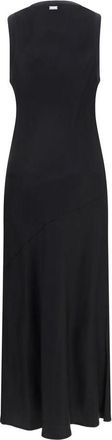 Ami Womens Black Viscose Casual Dress