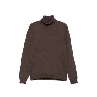 Zanone Roll-neck Ribbed-trim Sweater