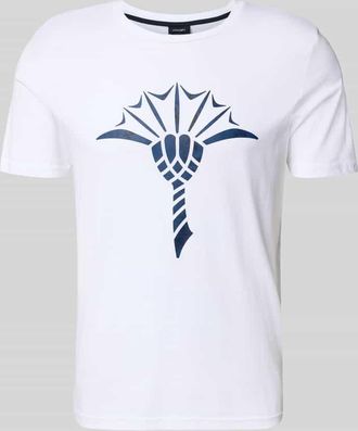 Joop T-Shirt mit Rundhalsausschnitt Modell Alerio in Weiss, Gr&ouml;&szlig;e XXL