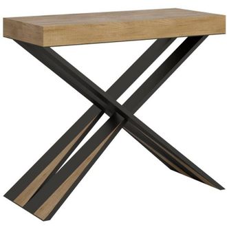 Itamoby Consolle allungabile 90x40 cm diago small Quercia Natura fino a 196 cm