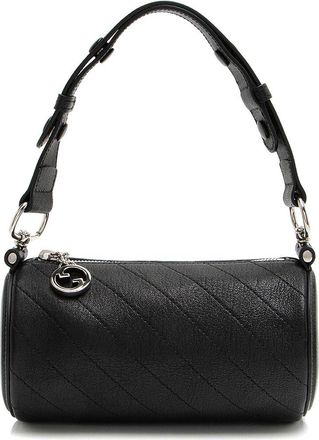Gucci Black Calfskin Blondie Mini Barrel Bag (Authentic Pre-Loved)
