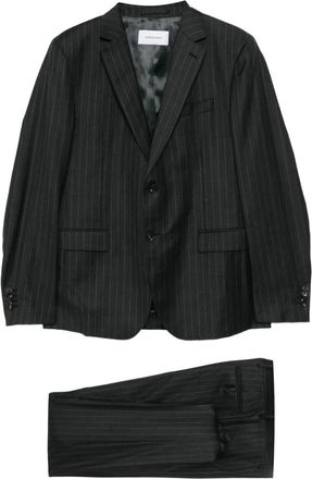 Ferragamo Completo monopetto a righe - Grigio