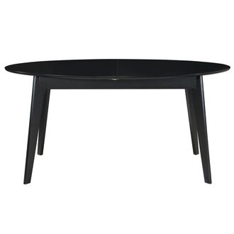 Miliboo Mesa De Comedor Extensible Negra L160-200 Cm Marik
