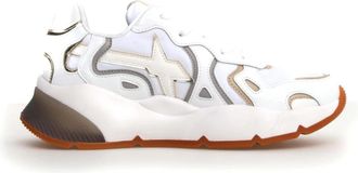 W6YZ Witte Sneakers - Dames - Sneakers - Wit - 40 EU - Su&egrave;de - Schoenen