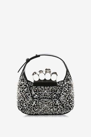 Alexander McQueen Kristall- und Nietenbedeckte Handtasche The Jewelled Hobo