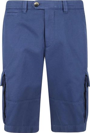 Brunello Cucinelli Uomo, Pantaloncini, Blu, 2Xl, new