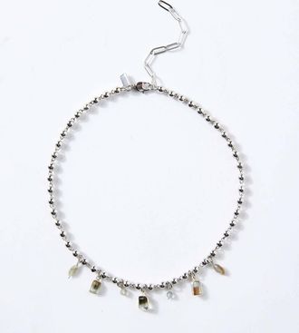 Native Gem Womens Station Necklace In Labradorite