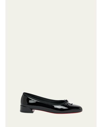 Christian Louboutin Sweetie Jane Patent Leather Ballerina Flats
