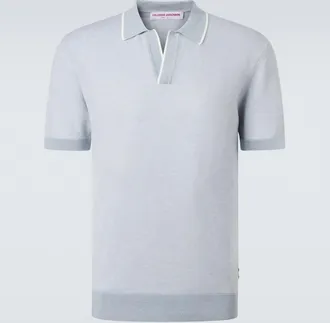 Orlebar Brown Horton cotton and wool piqu&eacute; polo shirt