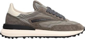 D.A.T.E. Athleta Sneaker - Heren - Sneakers - Grijs - 43 EU - Katoen - Schoenen