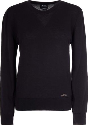 A.P.C. Crewneck Logo Sweater