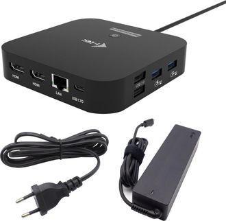 No Brand I-tec Usb-c Dual Hdmi Docking Station With Power Delivery 100 W + Universal Charger 100w